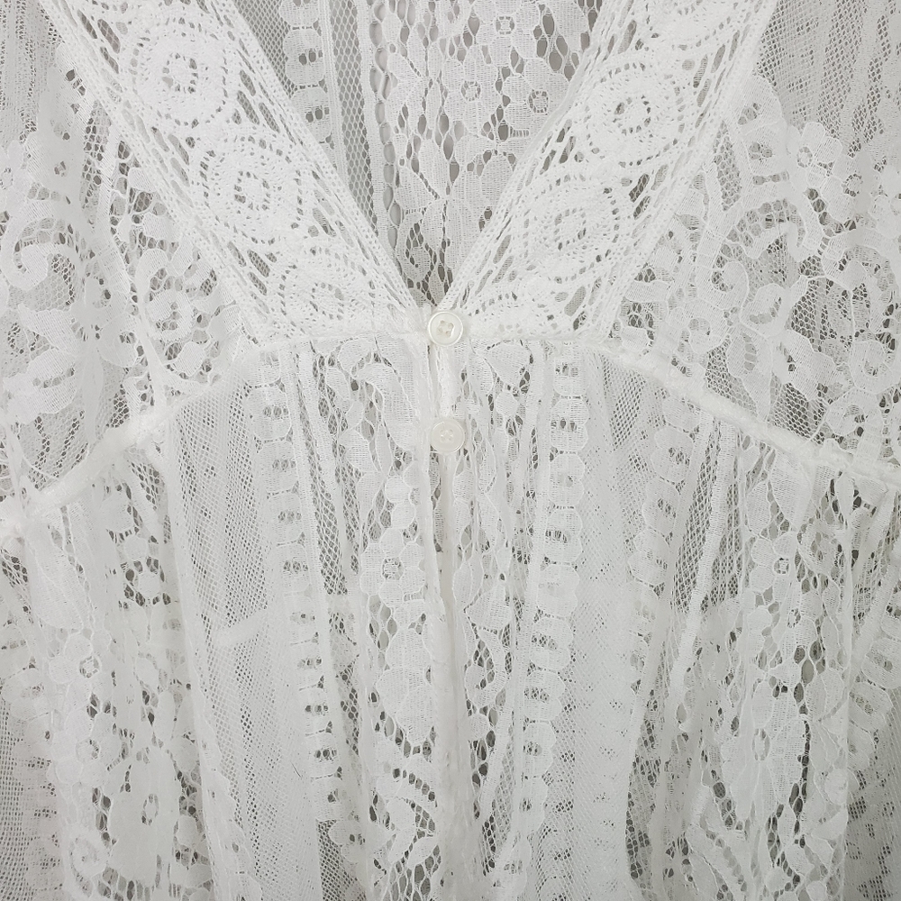 Maurices White Lace Kimono Cardigan - Picture 5 of 7